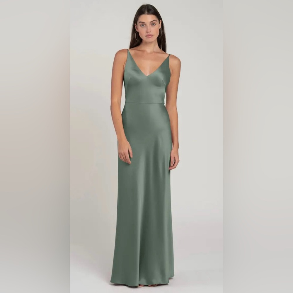 Jenny Yoo Marla Bridesmaids Dress, Size 4 in Eucalyptus
